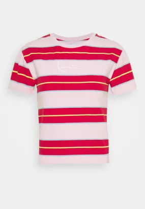 SMALL SIGNATURE STRIPE TEE - T-shirt con stampa